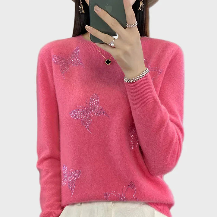 Jolanta - Kreklu ar tauriņu rakstu