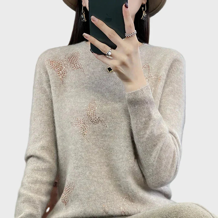 Jolanta - Kreklu ar tauriņu rakstu