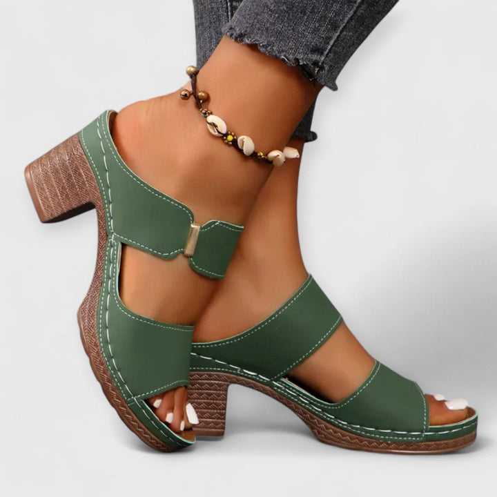 Теодора – Ортопедични сандали с широка пета и изключителен комфорт