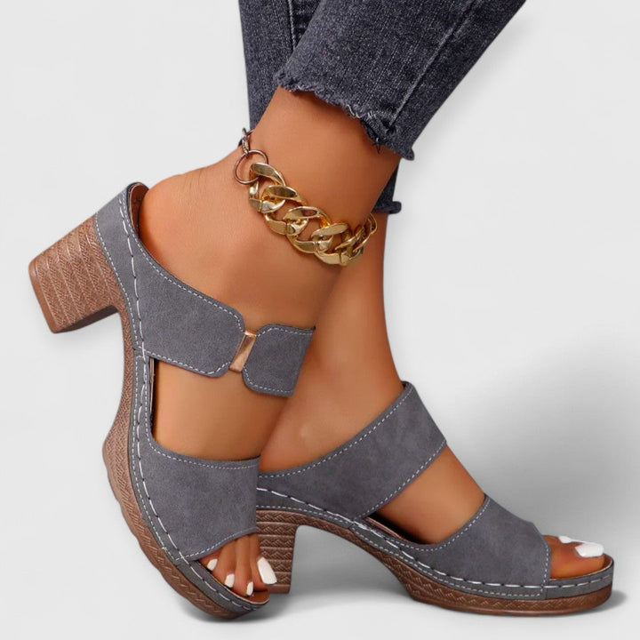 Теодора – Ортопедични сандали с широка пета и изключителен комфорт