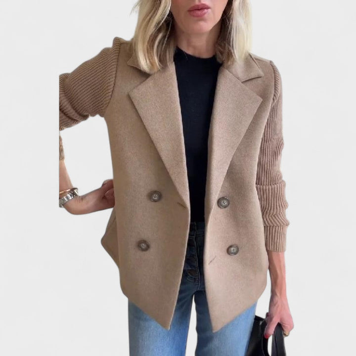 Ginta - Eleganta jaka ar adītām piedurknēm