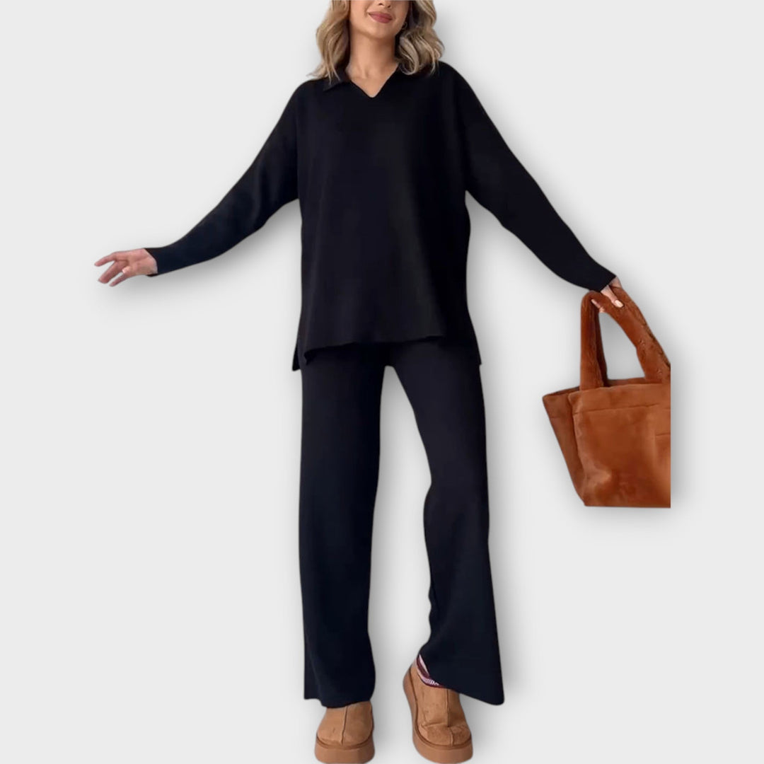 Ilze - Komplekts ar brīvu griezumu un minimālistisku dizainu