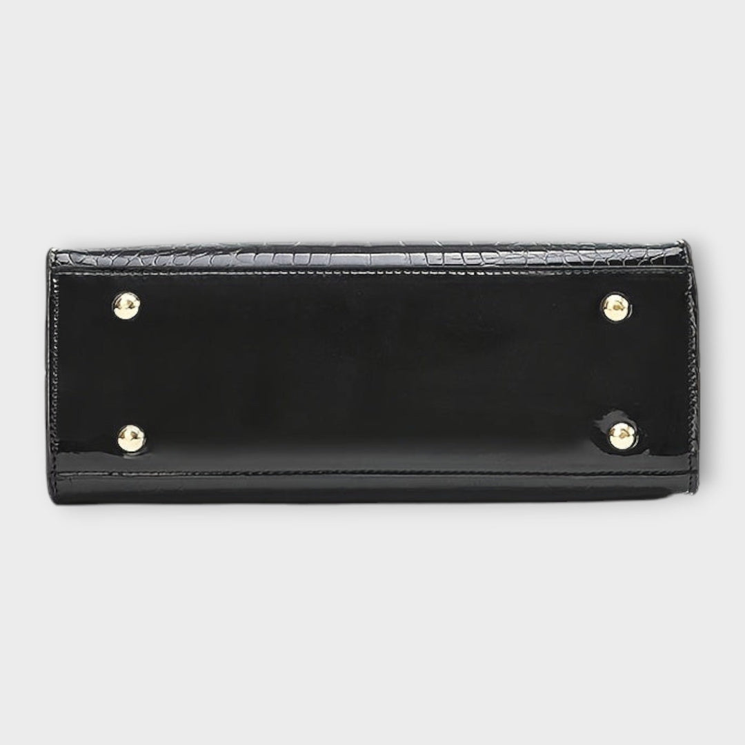 Фредерик - Блестяща чанта с крокодилски мотив