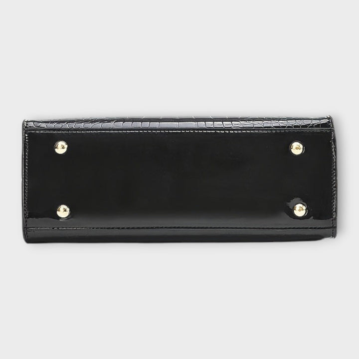 Фредерик - Блестяща чанта с крокодилски мотив