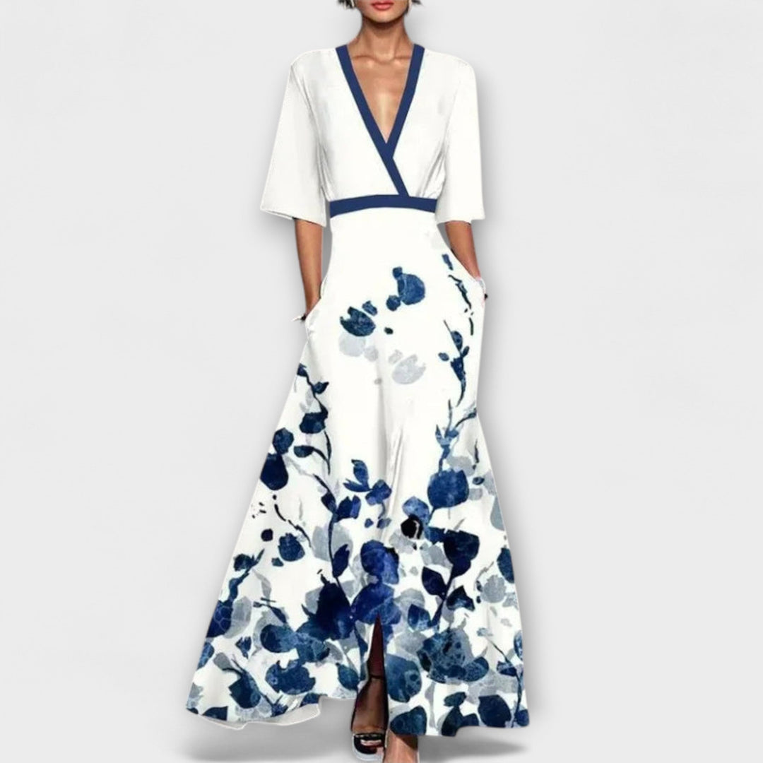 Лилия - Елегантна рокля с уникални ръкави